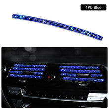 Load image into Gallery viewer, 1Pc Diamond Car Air Conditioner Outlet Decorative Strips Universal U Shape Clip Rhinestones Grille Sticker Auto Interior Accessories

