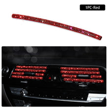 Load image into Gallery viewer, 1Pc Diamond Car Air Conditioner Outlet Decorative Strips Universal U Shape Clip Rhinestones Grille Sticker Auto Interior Accessories
