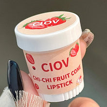 Load image into Gallery viewer, Jelly Peach Lip Balm Lips Care Sleeping Mask Hydrated Lip Repair Nourish Moisturizing Colorless Cute Sweet Lipstick Makeup
