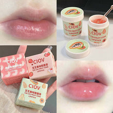 Load image into Gallery viewer, Jelly Peach Lip Balm Lips Care Sleeping Mask Hydrated Lip Repair Nourish Moisturizing Colorless Cute Sweet Lipstick Makeup
