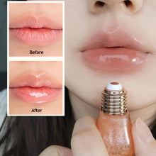 Load image into Gallery viewer, Moisturizing Liquid Lip Plumping Lip Gloss Pearl Light Shining Glitter Lipstick Makeup Shimmer Pink Mineral Lip Oil Makeup Cosmetics
