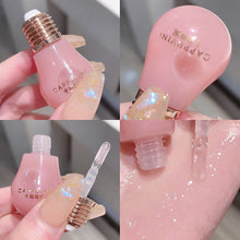 Load image into Gallery viewer, Moisturizing Liquid Lip Plumping Lip Gloss Pearl Light Shining Glitter Lipstick Makeup Shimmer Pink Mineral Lip Oil Makeup Cosmetics
