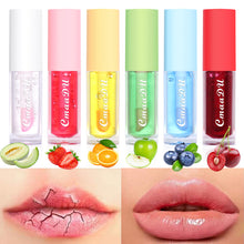 Load image into Gallery viewer, Fruit Lip Gloss Temperature Color Changing Mirror Lip Oil Plumping Moisturizing Reducing Lip Lines Waterproof Lip Balm Cosmetics
