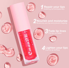 Load image into Gallery viewer, Fruit Lip Gloss Temperature Color Changing Mirror Lip Oil Plumping Moisturizing Reducing Lip Lines Waterproof Lip Balm Cosmetics
