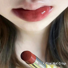 Load image into Gallery viewer, Moisturizing Mirror Tea Red Brown Crystal Lip Balm Jelly Lipstick Water Light Solid Lip Glaze Red Lip Gloss Makeup Cosmetics
