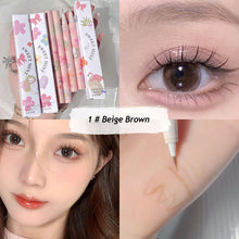 Load image into Gallery viewer, Waterproof Brown Lying Silkworm Liquid Eyeliner Pen Big Eyes Makeup Liquid DelineadorSmooth Quick-drying Makeup Cosmetics
