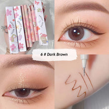 Load image into Gallery viewer, Waterproof Brown Lying Silkworm Liquid Eyeliner Pen Big Eyes Makeup Liquid DelineadorSmooth Quick-drying Makeup Cosmetics
