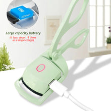 Load image into Gallery viewer, Portable Eyelash Curler Electric Eyelash Curler Eyelash Curler Portable Electric Heated Comb Eye Lash Perm Long Lasting Eyelashes Curls
