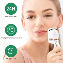 Load image into Gallery viewer, Portable Eyelash Curler Electric Eyelash Curler Eyelash Curler Portable Electric Heated Comb Eye Lash Perm Long Lasting Eyelashes Curls
