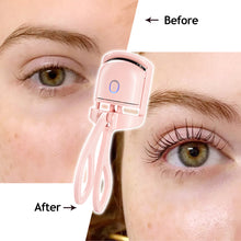 Load image into Gallery viewer, Portable Eyelash Curler Electric Eyelash Curler Eyelash Curler Portable Electric Heated Comb Eye Lash Perm Long Lasting Eyelashes Curls
