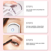 Load image into Gallery viewer, Portable Eyelash Curler Electric Eyelash Curler Eyelash Curler Portable Electric Heated Comb Eye Lash Perm Long Lasting Eyelashes Curls

