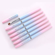 Load image into Gallery viewer, 15 Size DIY Soft French Nail Art Brush Painting Brush Flower Design Acrylic Line Drawing Pen Nail Gel Brush Manicure Tool
