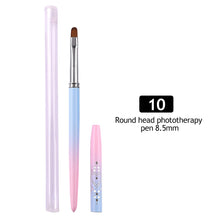 Load image into Gallery viewer, 15 Size DIY Soft French Nail Art Brush Painting Brush Flower Design Acrylic Line Drawing Pen Nail Gel Brush Manicure Tool
