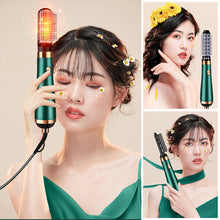 Load image into Gallery viewer, 3 In 1 Hot Air Comb Straight Coil Hair Dryer Hair Conditioner Egg Roll Temperature Control Protection Hair Styling Comb

