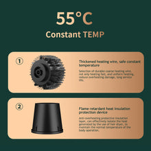 Load image into Gallery viewer, 3 In 1 Hot Air Comb Straight Coil Hair Dryer Hair Conditioner Egg Roll Temperature Control Protection Hair Styling Comb
