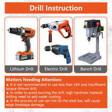 Load image into Gallery viewer, 3-12mm Cross Hex Tile Drill Bits for Glass Ceramic Concrete Hole Opener Hard Alloy Triangle Carbide Drills Bit Tools
