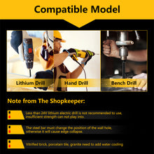 Load image into Gallery viewer, 3-12mm Tungsten Carbide Glass Drill Bit Cross Spear Head Drill Bits Alloy Carbide Point with 4 Cutting Edges Drilling Tool Hole Opener for Wall
