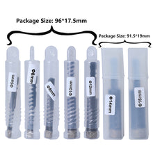 Load image into Gallery viewer, 5-16mm Hexagonal Shank Brazed Diamond Dry Ceramic Tile Drill Bit Hex Handle Hole Opener Hole Saw Marble Granite Vitrified Tile Cutter
