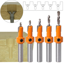 Load image into Gallery viewer, Hss Countersink Router Bit 8/10MM Shank Screw Extractor Woodworking Milling Cutter for Wood
