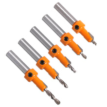 Load image into Gallery viewer, Hss Countersink Router Bit 8/10MM Shank Screw Extractor Woodworking Milling Cutter for Wood

