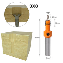 Load image into Gallery viewer, Hss Countersink Router Bit 8/10MM Shank Screw Extractor Woodworking Milling Cutter for Wood
