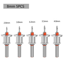 Load image into Gallery viewer, Adjustable Countersink Router Bit with Punch 8/10MM Shank Woodworking Milling Cutter for Wood Face Mill
