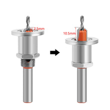 Load image into Gallery viewer, Adjustable Countersink Router Bit with Punch 8/10MM Shank Woodworking Milling Cutter for Wood Face Mill

