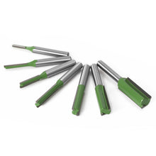 Load image into Gallery viewer, 1/7Pcs 6MM 1/4" Shank Flush Trim Router Bit Tungsten Carbide Single Double Flute Router Bit Wood Milling Cutter for Woodwork Tool
