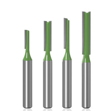 Load image into Gallery viewer, 1/7Pcs 6MM 1/4" Shank Flush Trim Router Bit Tungsten Carbide Single Double Flute Router Bit Wood Milling Cutter for Woodwork Tool
