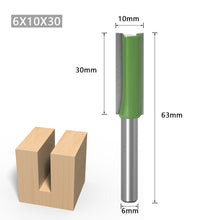 Load image into Gallery viewer, 1/7Pcs 6MM 1/4" Shank Flush Trim Router Bit Tungsten Carbide Single Double Flute Router Bit Wood Milling Cutter for Woodwork Tool
