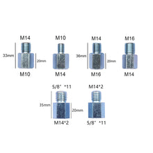 Load image into Gallery viewer, M10 to M14 to M16 to 5/8 Angle Grinder Thread Adapter Polisher Interface Connector Converter Screw Diamond Core Bits Drill Grinder Cutter Accessories
