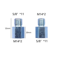Load image into Gallery viewer, M10 to M14 to M16 to 5/8 Angle Grinder Thread Adapter Polisher Interface Connector Converter Screw Diamond Core Bits Drill Grinder Cutter Accessories

