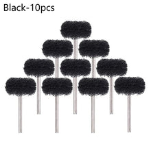 Load image into Gallery viewer, 10pcs Mini Drill Abrasive Brush Nylon Buffing Sanding Head Polishing Wheel with 3mm Shank for Rotary Tool Accessories Set Rust Remover

