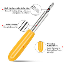 Load image into Gallery viewer, 20Pcs 30/45/60 Degrees Replacement Blades Set For Roland Cricut Plotter Blade Knife Cutter Blades For Power Tools Cutting Plotter
