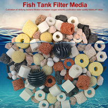 Load image into Gallery viewer, Aquarium Ceramic Biochemical Rings Bacteria House Fish Tank Bio Filter Media Aquarium Accessories for External Internal Filter
