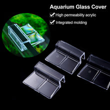 Load image into Gallery viewer, 4Pcs/lot Fish Aquatic Pet Parts Aquarium Fish Tank Acrylic Clips Glass Cover Support Holders 6/8/10/12mm
