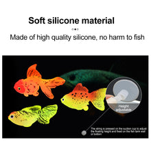 Load image into Gallery viewer, Artificial Aquarium Goldfish Glow In The Dark Ornament Fish Tank Jellyfish For Garden Ornament Fish Tank Decoration
