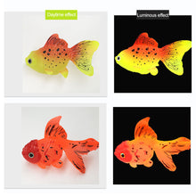 Load image into Gallery viewer, Artificial Aquarium Goldfish Glow In The Dark Ornament Fish Tank Jellyfish For Garden Ornament Fish Tank Decoration
