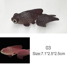 Load image into Gallery viewer, Artificial Aquarium Goldfish Glow In The Dark Ornament Fish Tank Jellyfish For Garden Ornament Fish Tank Decoration

