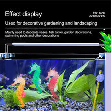 Load image into Gallery viewer, Silicone Artificial Luminous Glowing Effect Sea Horse Fish Tank Simulation Jellyfish Hippocampus Ornament Decoration Landscape
