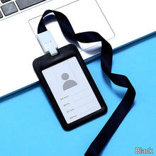 Load image into Gallery viewer, Lanyards ID Card Holder Bank Bus Pass Card Case Cover Men Women's Bank Credit Card Holder Strap Cardholder
