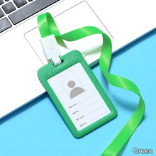 Load image into Gallery viewer, Lanyards ID Card Holder Bank Bus Pass Card Case Cover Men Women's Bank Credit Card Holder Strap Cardholder
