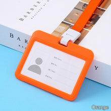 Load image into Gallery viewer, Lanyards ID Card Holder Bank Bus Pass Card Case Cover Men Women's Bank Credit Card Holder Strap Cardholder
