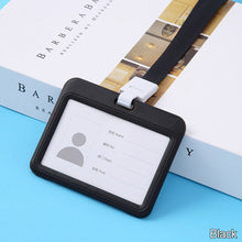 Load image into Gallery viewer, Lanyards ID Card Holder Bank Bus Pass Card Case Cover Men Women's Bank Credit Card Holder Strap Cardholder
