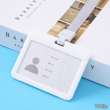 Load image into Gallery viewer, Lanyards ID Card Holder Bank Bus Pass Card Case Cover Men Women's Bank Credit Card Holder Strap Cardholder
