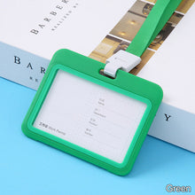 Load image into Gallery viewer, Lanyards ID Card Holder Bank Bus Pass Card Case Cover Men Women's Bank Credit Card Holder Strap Cardholder
