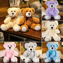 Load image into Gallery viewer, 1pc 35CM Stuffed Teddy Bear Toys with Ribbon Bow Bears 7 Colors Plush Toys Best Gift for Children Kids Toy Wedding Gifts
