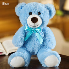 Load image into Gallery viewer, 1pc 35CM Stuffed Teddy Bear Toys with Ribbon Bow Bears 7 Colors Plush Toys Best Gift for Children Kids Toy Wedding Gifts

