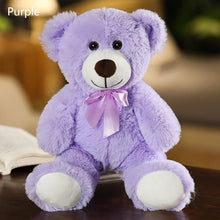 Load image into Gallery viewer, 1pc 35CM Stuffed Teddy Bear Toys with Ribbon Bow Bears 7 Colors Plush Toys Best Gift for Children Kids Toy Wedding Gifts
