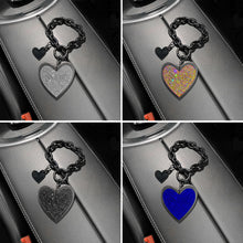 Load image into Gallery viewer, Diamond-encrusted Love Car Key Chain Pendant Microfiber Leather Keychain Bling Auto Styling Car Accessories
